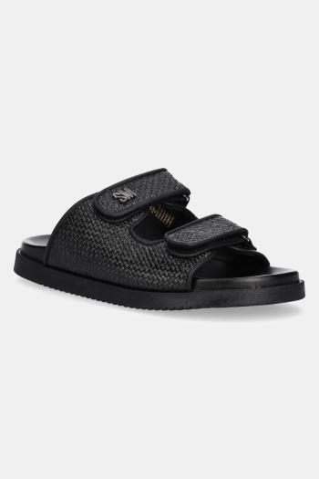 Šľapky Steve Madden Myka dámske, čierna farba, SM11003682