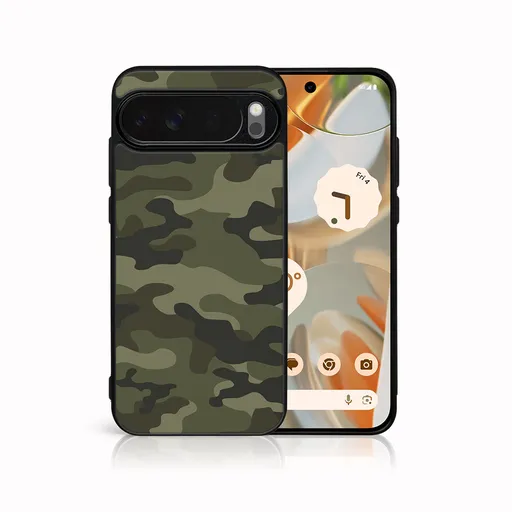 MY ART Ochranný kryt pre Google Pixel 10 Pro XL GREEN CAMO (235)