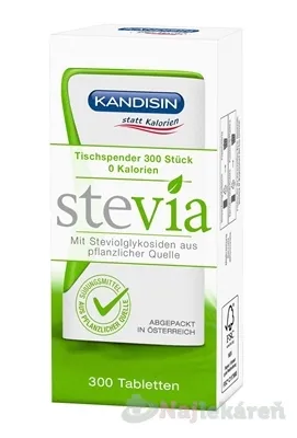 KANDISIN Stevia sladidlo 300 tabliet