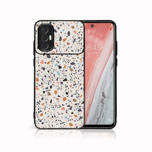 MY ART Ochranný obal Tecno Spark 8 Pro BEIGE TERRAZZO (162)