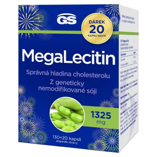 GS MegaLecitín 130 + 20 kapsúl NAVYŠE