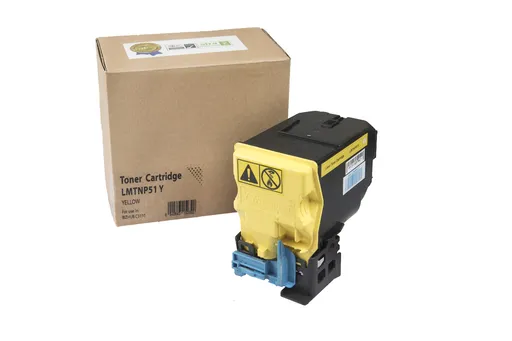 Kompatibilná tonerová náplň A0X5255, TNP51Y, 5000 listov pre tlačiarne Konica Minolta (Orink), žltá