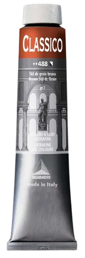 MAIMERI CLASSICO - Extra jemné olejové farby 488 - brown stil de grain, 0,2 L