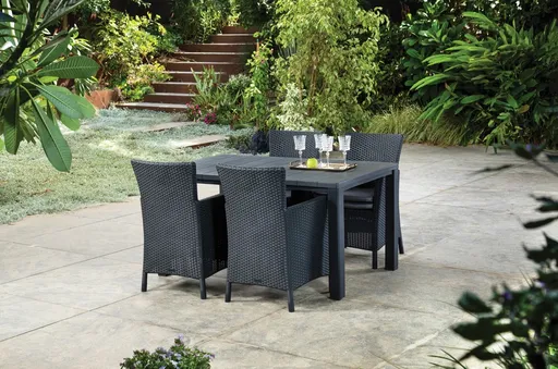 Elvisia Záhradný set BAILEY 4 + 1 | grafit