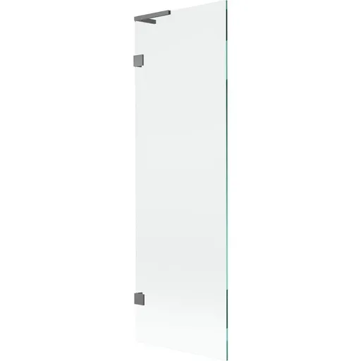 MEXEN/S - Lunar L vaňová zástena FIX 60 x 150, transparent, grafit metal 897L-060-000-95-00