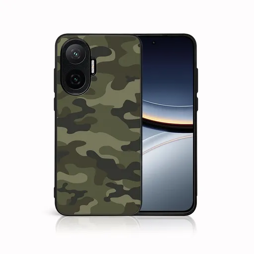 MY ART Ochranný kryt pre Xiaomi Poco F7 GREEN CAMO (235)