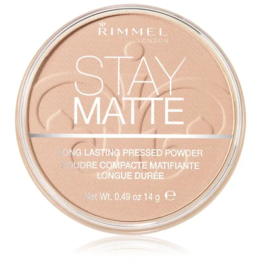 Rimmel Stay Matte púder odtieň 003 Peach Glow 14 g
