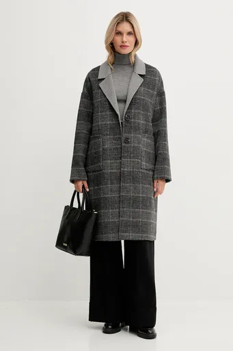 Obojstranný kabát z vlnenej zmesi United Colors of Benetton