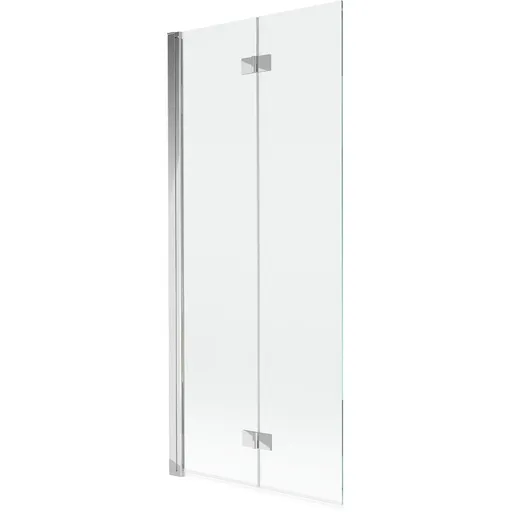 MEXEN - Mist vaňová zástena 2-krídlová ľavá 80 x 150, transparent, chróm 8A9-080-002-01-00-L