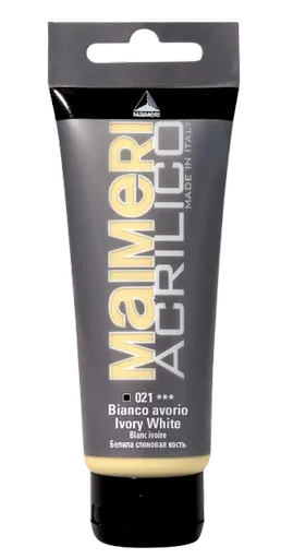 MAIMERI ACRILICO - Akrylové farby 021 - ivory white, 0,2 L