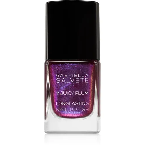 Gabriella Salvete Longlasting Enamel lak na nechty s holografickým efektom odtieň 11 Juicy Plum 11 ml