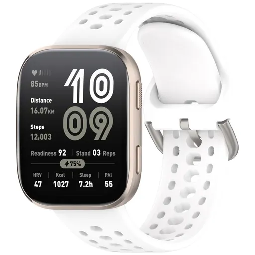 AIRY Silikónový remienok pre Amazfit Bip 6 biely