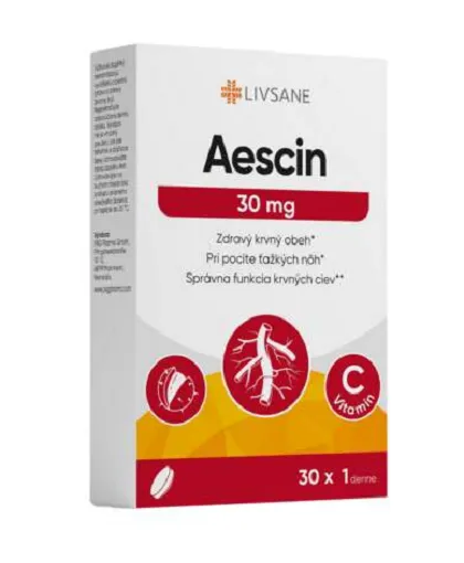 LIVSANE Aescin pre zdravý krvný obeh 30x30mg
