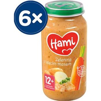 Hami Zelenina s teľacím mäsom, 6× 250 g (8590340173165)