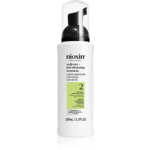 Nioxin System 2 Scalp + Hair Thickening Treatment bezoplachová kúra proti rednutiu vlasov 100 ml