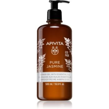 Apivita Pure Jasmine Shower Gel hydratačný sprchový gél s esenciálnymi olejmi 500 ml