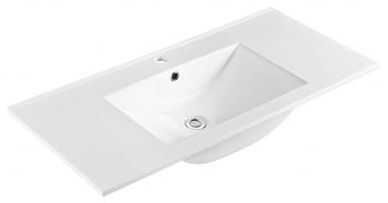 SAPHO - SLIM keramické umývadlo, nábytkové, 100x46,5cm, biela 1601-100