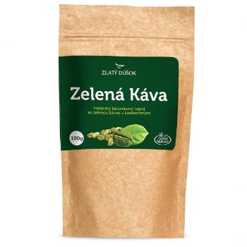 Zlatý dúšok ZELENÁ KÁVA s kardamómom 100 g