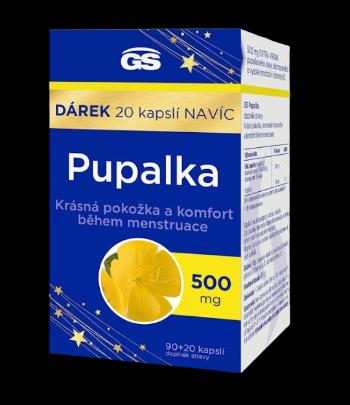 GS Pupalka 500 mg, 90 + 20 kapsúl