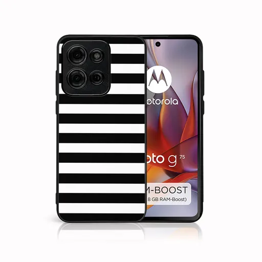 MY ART Ochranný kryt pre Motorola Moto G75 5G LINES (169)