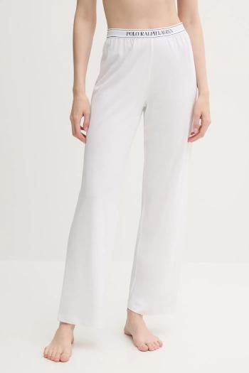 Pyžamové nohavice Polo Ralph Lauren biela farba, 4P0290
