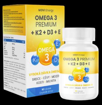MOVIT ENERGY MOVit Omega 3+K2+D3+E Premium 90 ks
