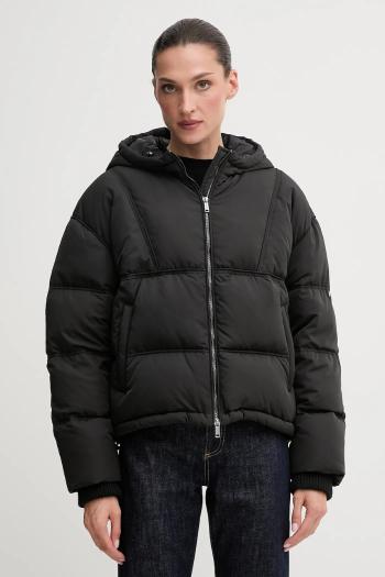 Páperová bunda Iceberg čierna farba, zimná, oversize, J031 6403