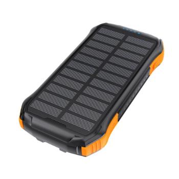 Choetech B658 Solárny Power Bank 10000mAh 2x USB, čierny/oranžový