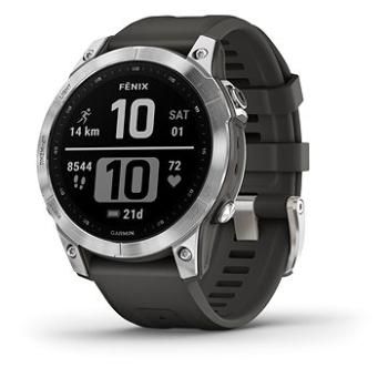 Garmin Fenix 7 Silver/Graphite Band (010-02540-01)