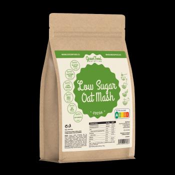 GREENFOOD NUTRITION Low Sugar Oat Mash, Rýchla kaša bez lepku a laktózy, Cocoa 500 g