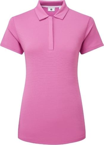 Footjoy Jacquard SS Shirt Womens Berry M Polo košeľa