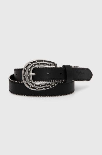 Opasok Pepe Jeans REIGN BELT dámsky, čierna farba, PL020857