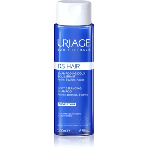 Uriage DS HAIR Soft Balancing Shampoo čistiaci šampón pre citlivú pokožku hlavy 200 ml