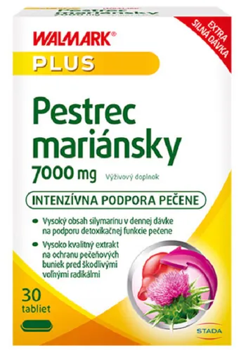 Walmark Ostropestrec mariánsky 7000 mg FORTE 30 ks