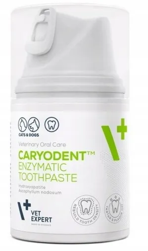 VetExpert Caryodent enzymatická zubná pasta pre psy a mačky 50ml