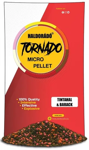 Haldorádó pelety tornado micro pellets 400 g 2 mm - kalamáre broskyňa