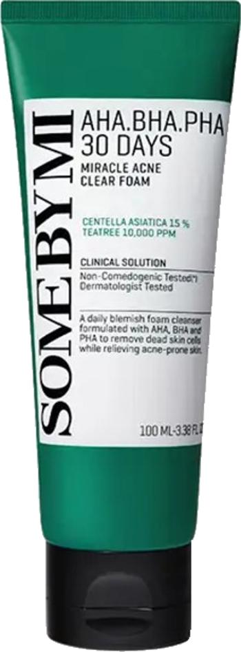 Some By Mi Čistiaca pleťová pena AHA BHA PHA 30 Days (Miracle Acne Clear Foam) 100 ml