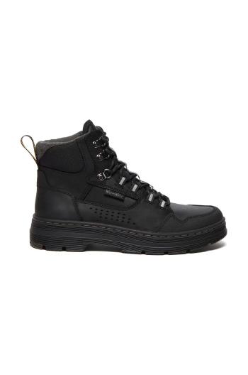 Členkové topánky Dr. Martens Rilla WX dámske, čierna farba, na plochom podpätku, zateplené, DM32106001