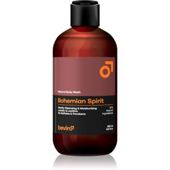 Beviro Natural Body Wash Bohemian Spirit sprchový gél pre mužov 250 ml