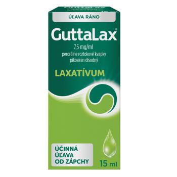 GUTTALAX kvapky 7,5 mg/ml 15 ml