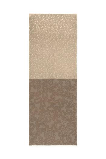 Bavlnený šál Tous TEXTIL dámsky, béžová farba, vzorovaný, 2002201143
