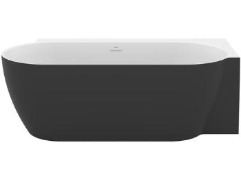 Voľne stojaca vaňa Ravak Freedom II TEC R 175x86 cm akrylát pravá čierna černá CC81700000