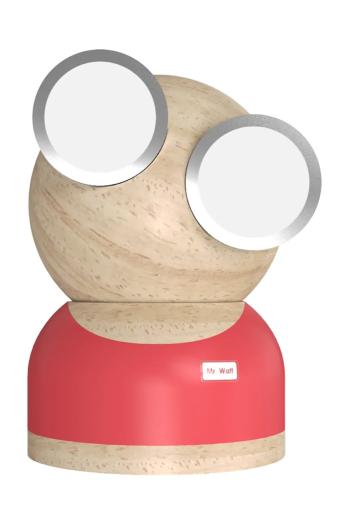 Led nočné svetlo Design Nest Mr Watt Goggle červená farba