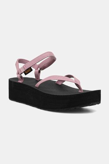 Sandále Teva Flatform Sandal Slim fialová farba, na platforme, 1164630