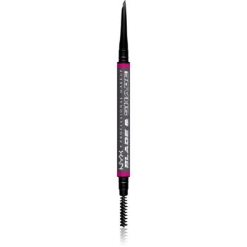 NYX Professional Makeup Blade & Shade ceruzka na obočie s kefkou odtieň 11 Grey g