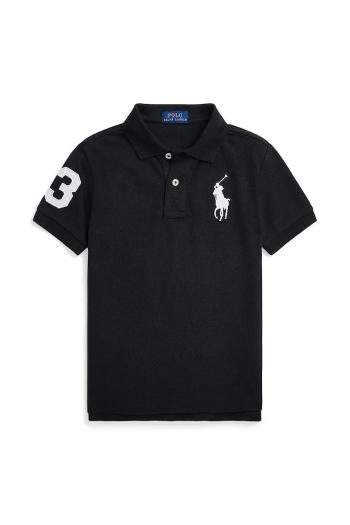 Polo tričko Polo Ralph Lauren čierna farba, 322703635098