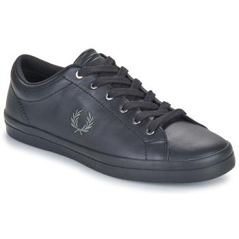 Fred Perry  BASELINE LEATHER  Nízke tenisky Čierna