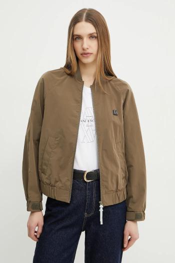 Bunda Armani Exchange zelená farba, prechodná, XW000217 AF10853