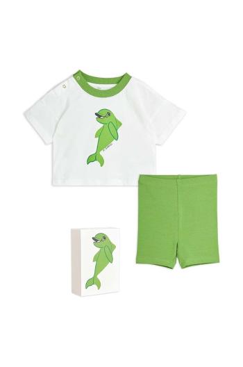 Sada pre bábätká Mini Rodini Dolphin zelená farba