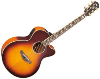 Yamaha APX600FM Brown Sunburst Elektroakustická gitara Jumbo